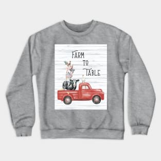 Farm Animal Family B2 Crewneck Sweatshirt